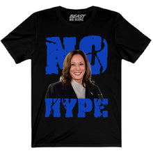 Load image into Gallery viewer, KAMALA HARRIS NO HYPE BLACK TEE
