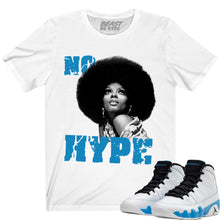 Load image into Gallery viewer, POWDER BLUE 9 NO HYPE WHITE TEE
