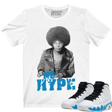 Load image into Gallery viewer, POWDER BLUE 9 NO HYPE WHITE TEE
