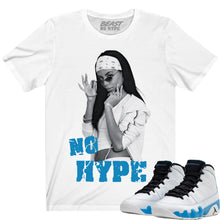 Load image into Gallery viewer, POWDER BLUE 9 NO HYPE WHITE TEE
