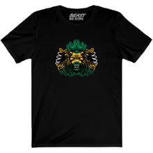 Load image into Gallery viewer, BEAST LION COUNTRY FLAG TEE-BLACK
