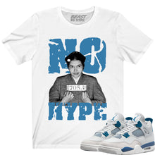 Load image into Gallery viewer, MILITARY BLUE 4 WHITE GRAPHIC NO HYPE TEE
