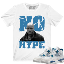 Load image into Gallery viewer, MILITARY BLUE 4 WHITE GRAPHIC NO HYPE TEE
