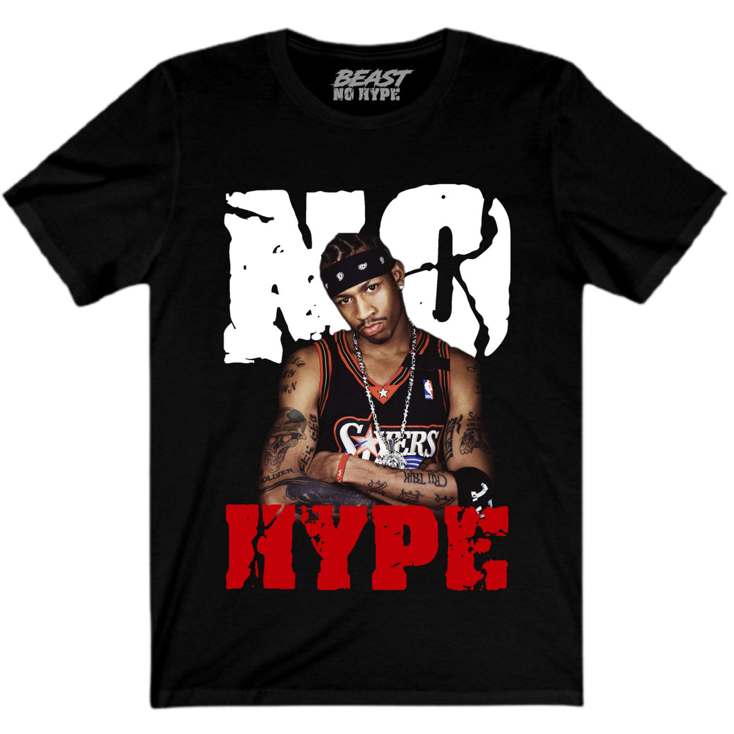 IVERSON NO HYPE TEE BLACK