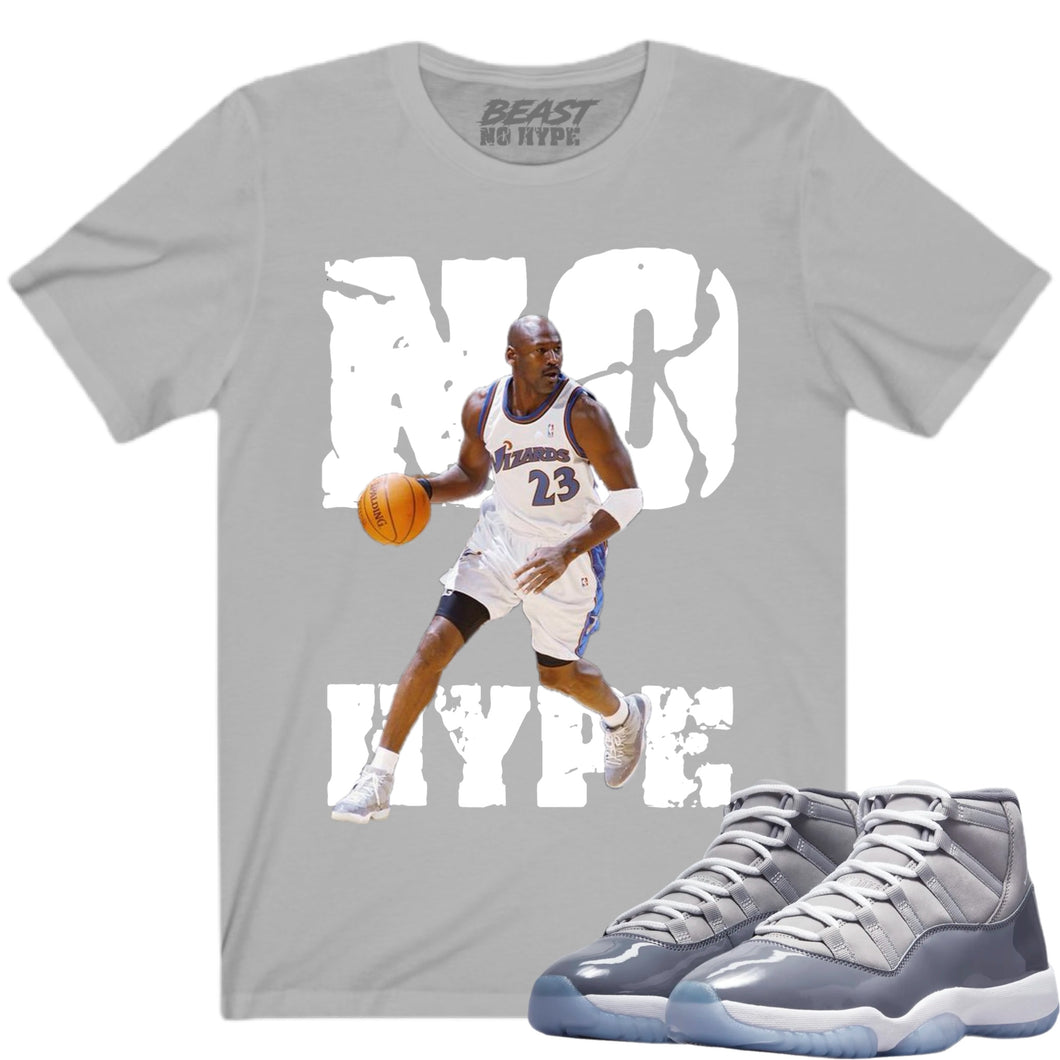 JORDAN NO HYPE COOL GREY 11 TEE