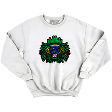 Load image into Gallery viewer, BEAST LION COUNTRY FLAG CREWNECK-WHITE
