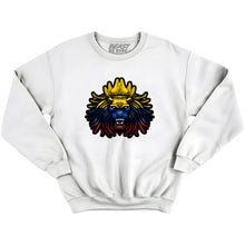 Load image into Gallery viewer, BEAST LION COUNTRY FLAG CREWNECK-WHITE
