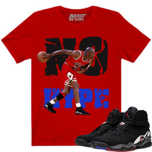 Load image into Gallery viewer, JORDAN 8 PLAYOFF NO HYPE TEE
