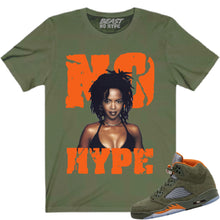 Load image into Gallery viewer, OLIVE GREEN NO HYPE TEE
