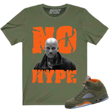 Load image into Gallery viewer, OLIVE GREEN NO HYPE TEE
