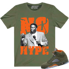 Load image into Gallery viewer, OLIVE GREEN NO HYPE TEE
