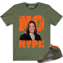 Load image into Gallery viewer, OLIVE GREEN NO HYPE TEE
