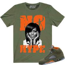 Load image into Gallery viewer, OLIVE GREEN NO HYPE TEE
