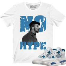 Load image into Gallery viewer, MILITARY BLUE 4 WHITE GRAPHIC NO HYPE TEE
