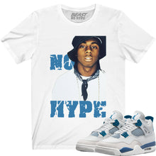 Load image into Gallery viewer, MILITARY BLUE 4 WHITE GRAPHIC NO HYPE TEE
