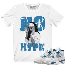 Load image into Gallery viewer, MILITARY BLUE 4 WHITE GRAPHIC NO HYPE TEE
