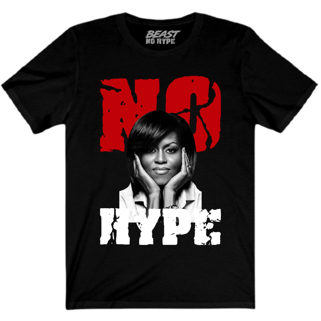 MICHELLE OBAMA NO HYPE BLACK TEE