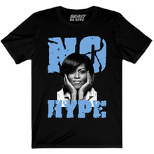 Load image into Gallery viewer, MICHELLE OBAMA NO HYPE BLACK TEE
