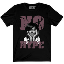 Load image into Gallery viewer, MICHELLE OBAMA NO HYPE BLACK TEE
