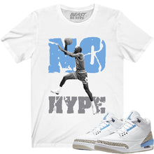 Load image into Gallery viewer, JORDAN 3 NO HYPE WHITE TEE
