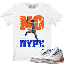 Load image into Gallery viewer, JORDAN 3 NO HYPE WHITE TEE
