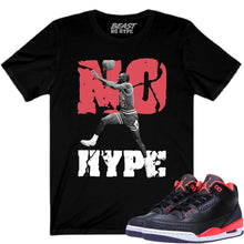 Load image into Gallery viewer, JORDAN 3 NO HYPE BLACK TEE
