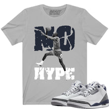 Load image into Gallery viewer, JORDAN 3 NO HYPE SAIL &amp; GREY TEE
