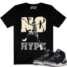 Load image into Gallery viewer, JORDAN 3 NO HYPE BLACK TEE
