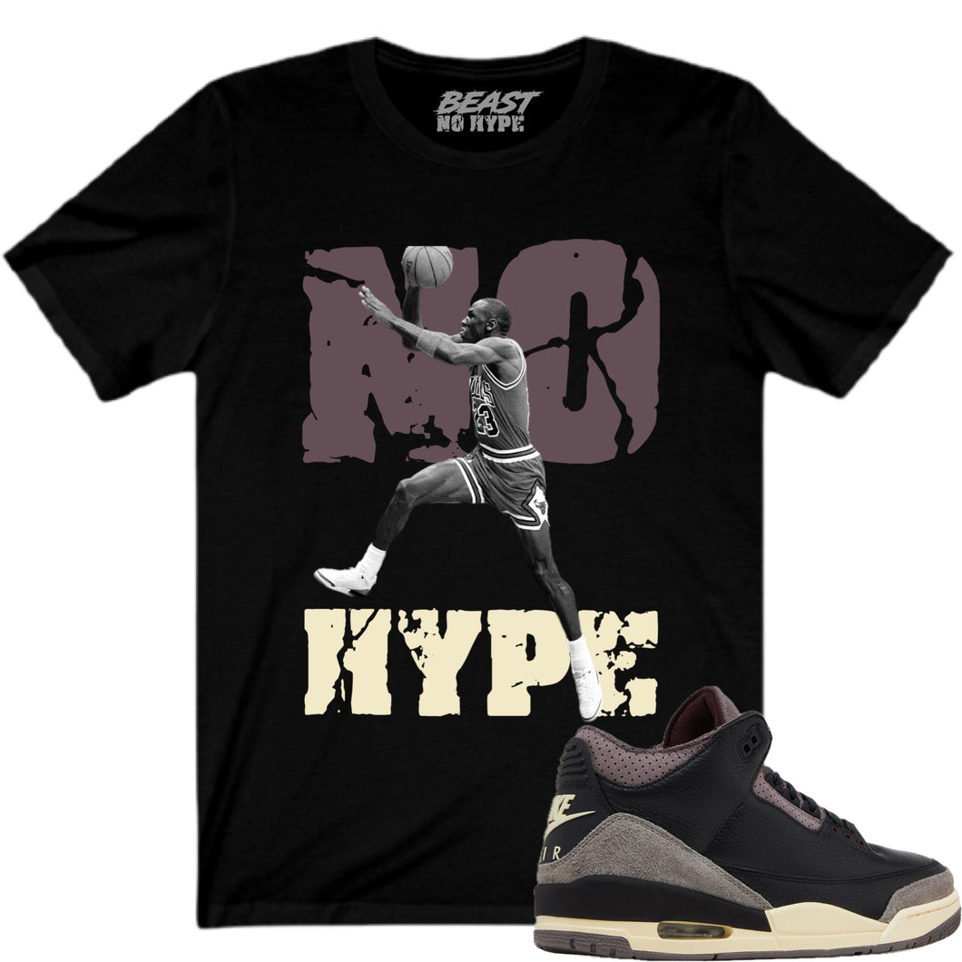 JORDAN 3 NO HYPE BLACK TEE