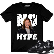 Load image into Gallery viewer, JORDAN 4 WHITE THUNDER BLACK NO HYPE TEE #2
