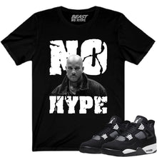 Load image into Gallery viewer, JORDAN 4 WHITE THUNDER BLACK NO HYPE TEE
