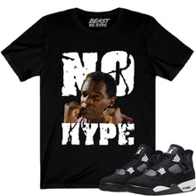 Load image into Gallery viewer, JORDAN 4 WHITE THUNDER BLACK NO HYPE TEE #2
