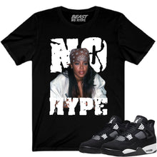 Load image into Gallery viewer, JORDAN 4 WHITE THUNDER BLACK NO HYPE TEE #2
