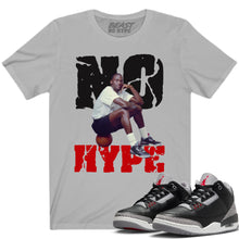 Load image into Gallery viewer, JORDAN 3 BLACK CEMENT TEE
