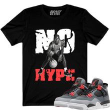 Load image into Gallery viewer, JORDAN 4 NO HYPE BLACK TEE
