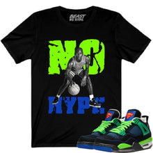 Load image into Gallery viewer, JORDAN 4 NO HYPE BLACK TEE
