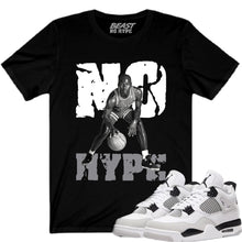 Load image into Gallery viewer, JORDAN 4 NO HYPE BLACK TEE
