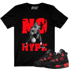 Load image into Gallery viewer, JORDAN 4 NO HYPE BLACK TEE
