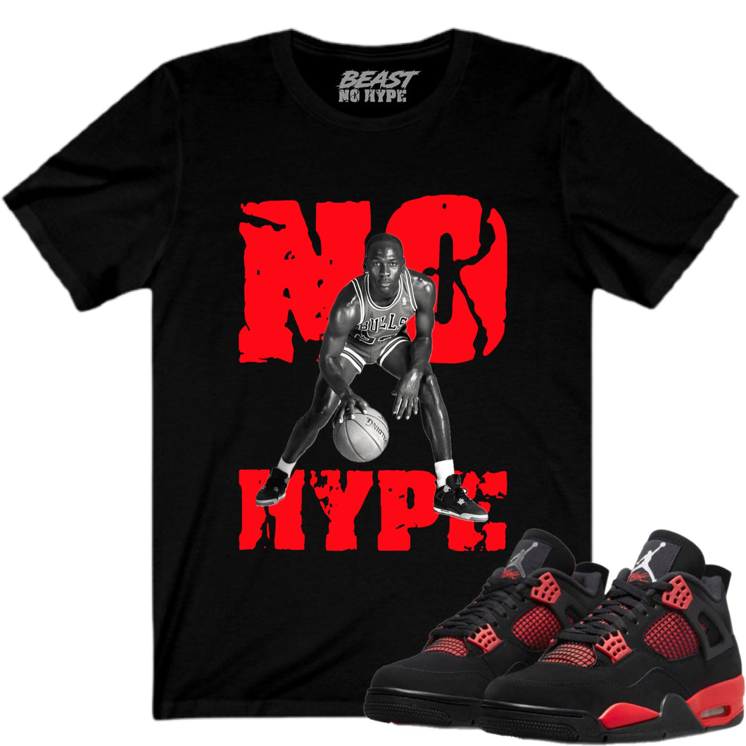 JORDAN 4 NO HYPE BLACK TEE