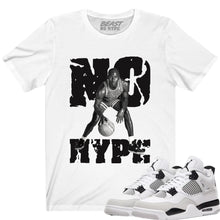 Load image into Gallery viewer, JORDAN 4 NO HYPE WHITE TEE
