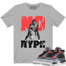 Load image into Gallery viewer, JORDAN 4 NO HYPE GREY TEE
