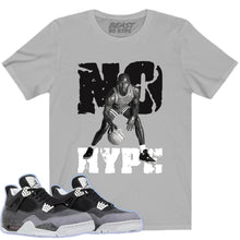 Load image into Gallery viewer, JORDAN 4 NO HYPE GREY TEE
