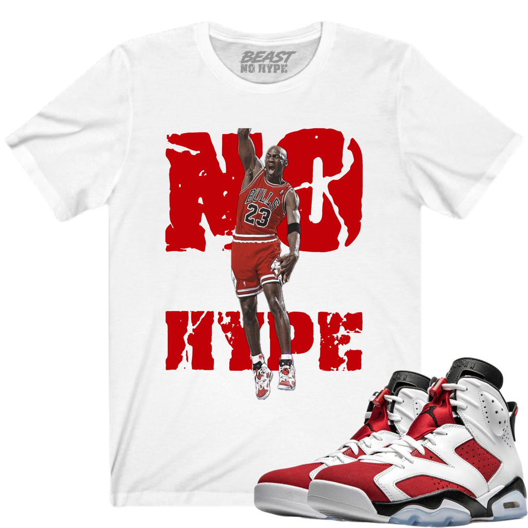 JORDAN 6 CARMINE NO HYPE TEE