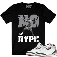 Load image into Gallery viewer, JORDAN CEMENT GREY 3 NO HYPE TEE
