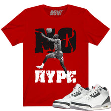 Load image into Gallery viewer, JORDAN CEMENT GREY 3 NO HYPE TEE
