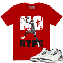 Load image into Gallery viewer, JORDAN CEMENT GREY 3 NO HYPE TEE
