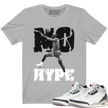 Load image into Gallery viewer, JORDAN CEMENT GREY 3 NO HYPE TEE
