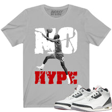 Load image into Gallery viewer, JORDAN CEMENT GREY 3 NO HYPE TEE
