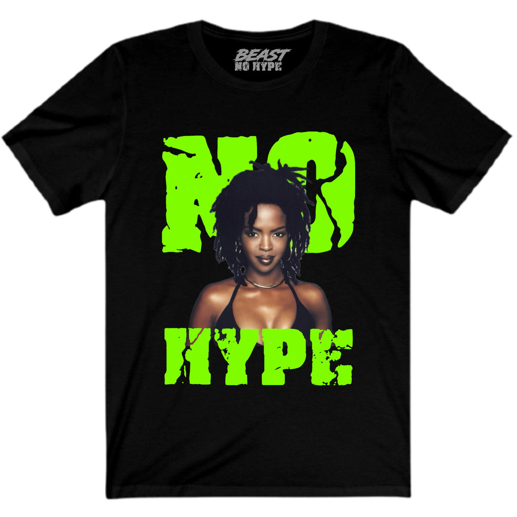 LAURYN HILL NO HYPE BLACK TEE