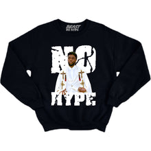 Load image into Gallery viewer, GRATITUDE NO HYPE CREWNECK-BLACK
